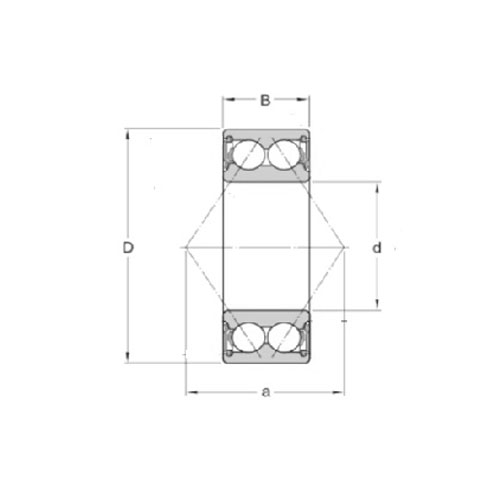 ��������� AUTOSHTAMP 3307 A-2RSTN9/MT33 (3056307-2RS)