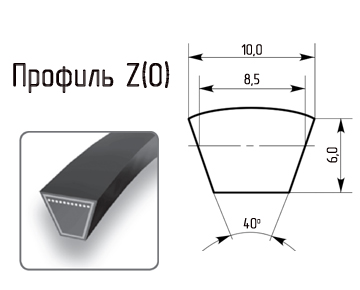 Ремень приводной клиновой HIMPT Z(0)-710 ГОСТ 1284