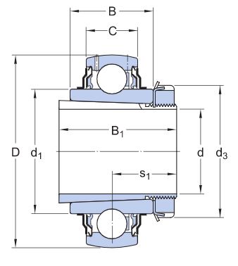   SKF YSA 205-2FK