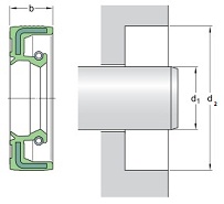   NQK SF TC 40x55x7 NBR70  8752-79