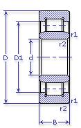  SKF NU 317 ECJ