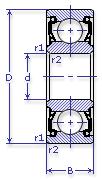  NSK 10x23x11 B10-46T12DDNCX