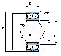  SKF 3304 A-2RS1TN9/MT33