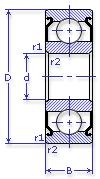  SKF 6002-2Z/C3