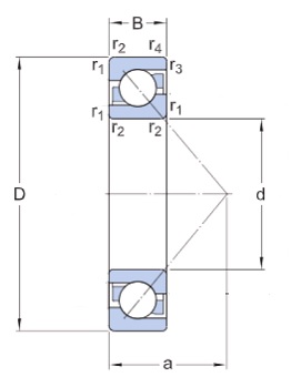  SKF 7205 CXGA/P4A