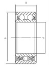    NSK 30x52x22 30BD5222 T1XDDUM6CG01